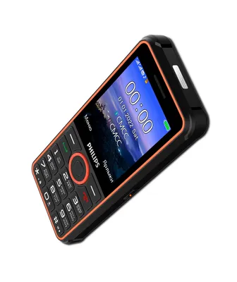 Мобильный телефон Philips E2601 Xenium красный раскладной 2Sim 2.4\" 240x320  Nucleus 0.3Mpix GSM900/1800 FM microSD max32Gb Красный — купить в Москве,  цены в интернет-магазине «Экспресс Офис»