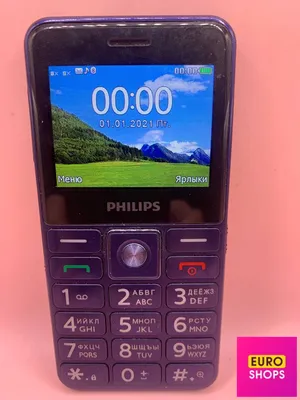 Мобильный телефон Philips Xenium E207 Black УЦЕНКА купить в ОГО! | 380106 |  цена | характеристики