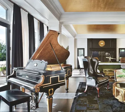 17 Piano Rooms With High-Note Designs - Luxe Interiors + Design