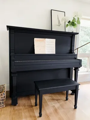 Painting a Piano Black - All Your Questions Answered - allisa jacobs