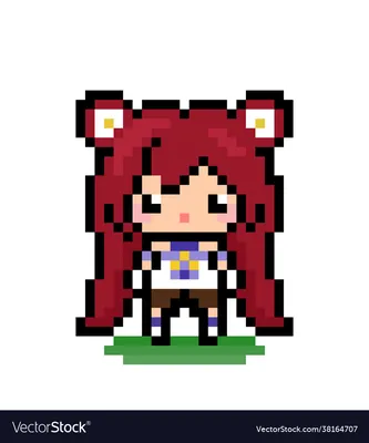 ANIME GIRL PIXEL \" Art Board Print for Sale by 9AF- | Redbubble
