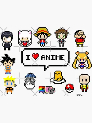 Cute anime girl pixel image for game assets Vector Image