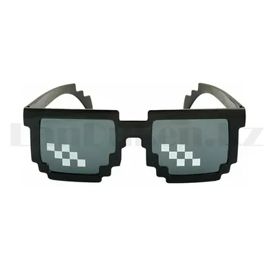 Очки пиксельные солнцезащитные GTA, Minecraft купить по низким ценам в  интернет-магазине Uzum (616280)