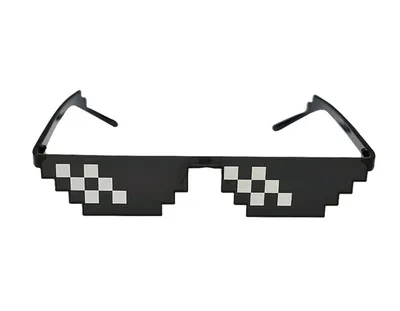 Наклейка Пиксельные очки PNG - AVATAN PLUS