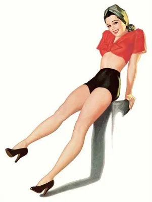 Retro Pin-Up Girl\" Poster for Sale by FreeGlim | Redbubble