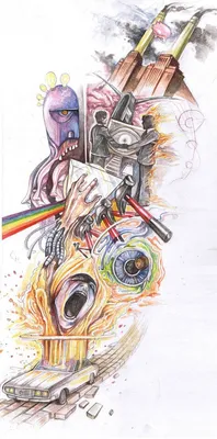 More awesome Pink Floyd fan art. | Pink floyd art, Pink floyd fan art, Pink  floyd tattoo