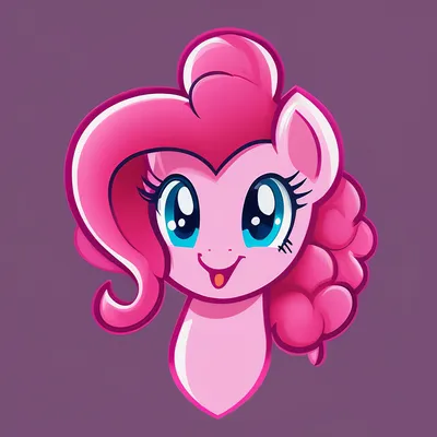 Логотип, my little pony, Пинки Пай…» — создано в Шедевруме