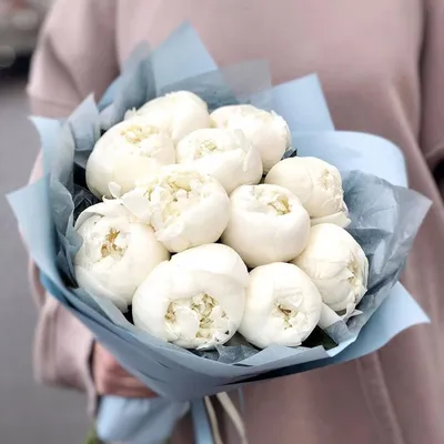Белые пионы от Lotlike.ru в Москве. Купить цветы.
