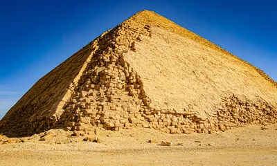 Древняя египетская пирамида с высоты птичьего полета (Пирамида Хеопса) |  Пикабу