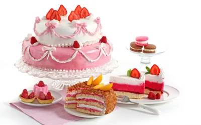 Обои Еда Пирожные, кексы, печенье, обои для рабочего стола, фотографии еда,  пирожные, кексы, печенье, украшения, кекс, sweet, cupcake, baby, pink,  delicate, крем, розовый Обои для рабочего стола, скачать обои картинки  заставки на