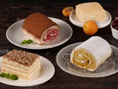 Пирожные на день рождения — купить по цене 240 руб. | Интернет магазин  Promocake Москва