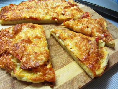 Пицца на готовой основе - пошаговый рецепт с фото на Повар.ру