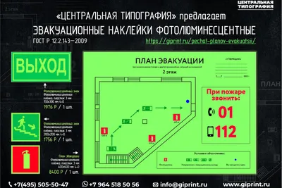 Локальный план эвакуации фотолюминесцентный - Продукция по охране труда и  пожарной безопасности в Екатеринбурге – «ПДЕ Комплект