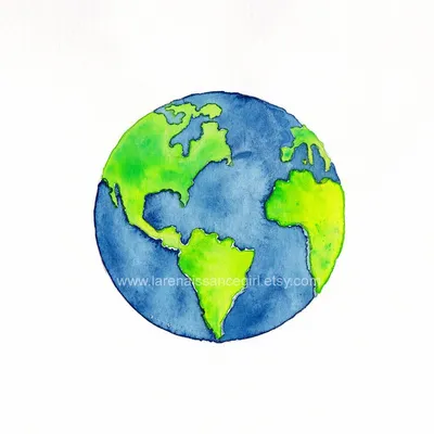 Наша планета земля рисунок - 73 фото