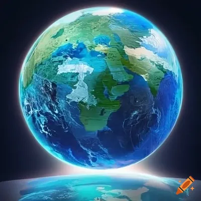 Земля аналог пустынной планеты, планеты, планета Земля иллюстрации,  атмосфера, компьютерные обои, сфера png | PNGWing