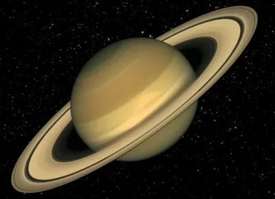 Планета сатурн с ночным видом и восходящим солнцем реалистичный вид  солнечной системы 3d-рендеринга | Премиум Фото