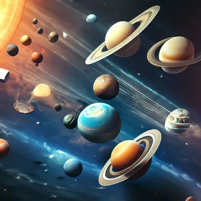 Почему планеты солнечной системы …» — создано в Шедевруме