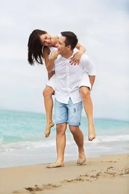Бесплатное изображение: Романтика, бойфренд, подруга, песок, море, пляж,  пара, воды