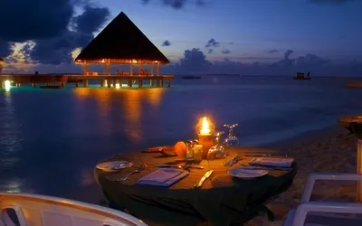 Приватные ужины – ужин на пляже - Hurawalhi Resort Maldives
