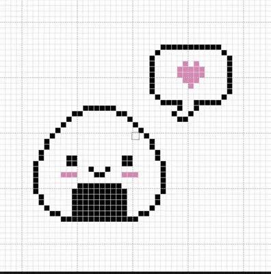 Как рисовать по клеточкам Хината Манга Волейбол Простые рисунки Manga  Haikyuu How to Draw Pixel Art - YouTube