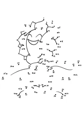 Рисунки Соединять По Цифрам Распечатать (50 Фото)