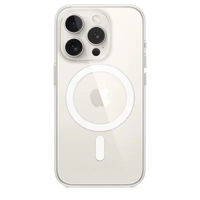 Чехол силиконовый прозрачный для iPhone 15 Pro Max — AppleGod
