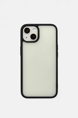 Прозрачный чехол для Apple iPhone 13 / Айфон 13 с силиконовым кантом  Crystal Case (Чёрный) - купить с доставкой по выгодным ценам в  интернет-магазине OZON (508872084)
