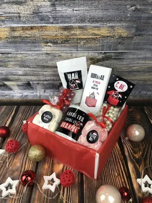 Подарочный набор \"Подарок на Новый год\" , мужские подарки женские с  приколом с юмором крутой Luckybox 45706026 купить в интернет-магазине  Wildberries