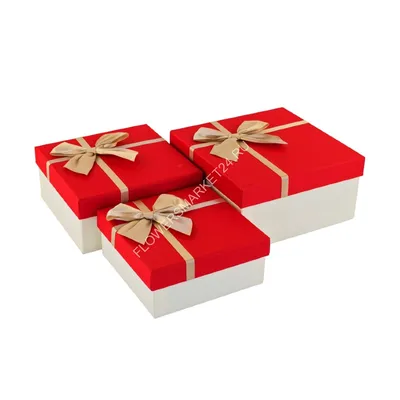 Подарочная коробка красная, большая • TeaShop.by • Магазин чая