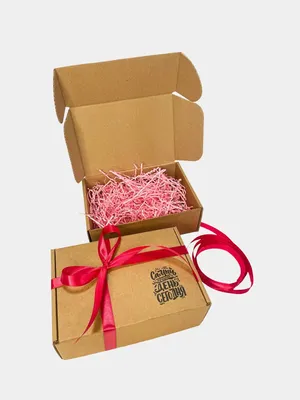Подарочная коробка Крафт высокая купить в интернет-магазине, подарки по  низким ценам