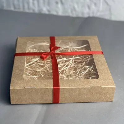 Коробка для подарка \"Рыжий\", 21х21х11 см купить с выгодой в Галамарт
