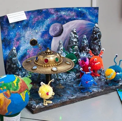 Поделки в детский сад и в школу ко Дню Космонавтики: 100 креативных идей на  тему Космос