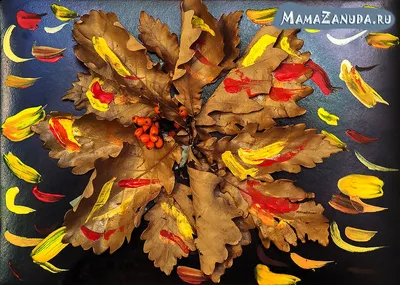160 поделок из осенних листьев для детей | Падающие листья, Осенние поделки,  Искусство при помощи листьев