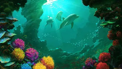 Подводный мир океана стоковое изображение. изображение насчитывающей рыбы -  66203523