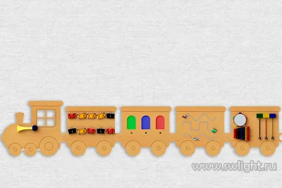Рисунок паровозика с вагонами для детей - 48 фото
