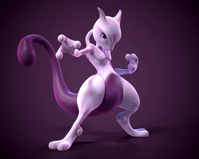 Mewtwo - Pokemon Collab Submission by Sabtastic on DeviantArt