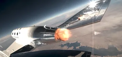 Космический самолет Virgin Galactic впервые достиг границы космоса