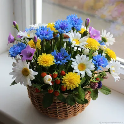 Цветы: Букет полевых цветов из холодного фарфора в интернет-магазине  Ярмарка Мастеров по цене 11000 ₽ – SS7LWBY | Цветы, Тбилисская - доставка  по России