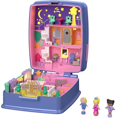 Polly Pocket Keepsake Collection Starlight Dinner Party Compact Playset  with 3 Dolls and Lights - Walmart.com