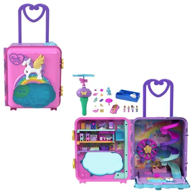 Polly Pocket Playset and 2 Dolls | Pajama Llama Party | Mattel