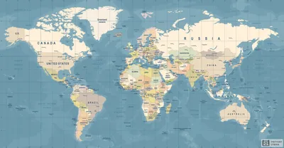 Книга Политическая карта мира, Физическая карта мира - купить путешествий в  интернет-магазинах, цены на Мегамаркет | 190666