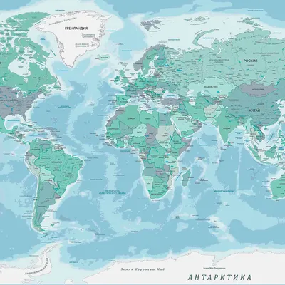 Купить Политическая карта мира 1:35 000 000, ламинированная, на украинском  языке, ТМ Картография в магазине Канцпартнер.