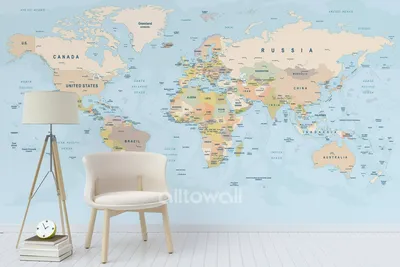 Пробковая политическая карта мира на стену, цветная карта мира из пробки в  офис купить в Санкт-Петербурге, в Москве
