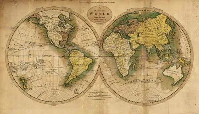 Политическая карта мира-2. Обои на заказ - печать бесшовных дизайнерских  обоев для стен по своему рисунку
