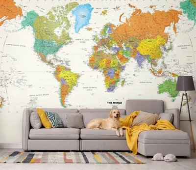 Политическая карта мира. Физическая карта мира А0 - купить путешествий в  интернет-магазинах, цены на Мегамаркет |
