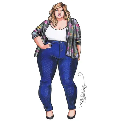 5 правил как полной девушке выглядеть привлекательно в обтягивающих джинсах  | Будь в стиле! | Дзен