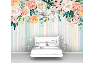 Полосатые обои в интерьере: 40+ Идей ритма цвета | Striped walls, Home,  Home decor