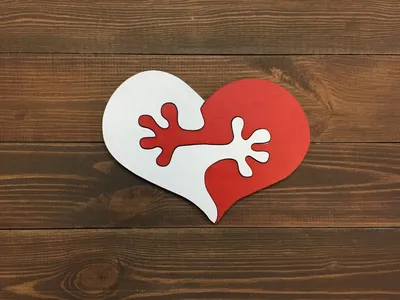 Пазл \"Две половинки сердца\" - символ вечной любви. Подарок к Дню Валентина  на сайте Unicrafts!