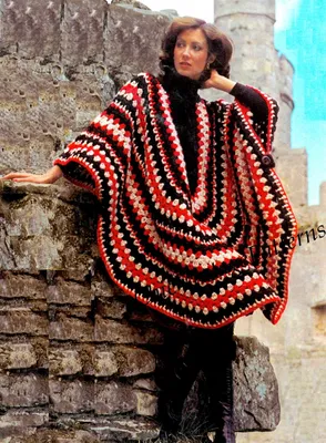 Cruzón´ Big Poncho for Man 100% Merino Wool | GRAZALEMA