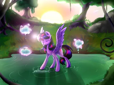 Коллекционная фигурка 'Пони-пират Сумеречная Искорка' (Pirate Pony -  Twilight Sparkle), из серии 'Guardians of Harmony', My Little Pony, Hasbro  [C0132]
